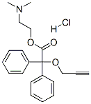2-(dimethylamino)ethyl diphenyl(prop-2-ynyloxy)acetate hydrochloride CAS#: 2765-97-1