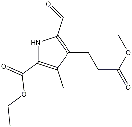 5-(Ethoxycarbonyl)-2-formyl-4-methyl-1H-pyrrole-3-propanoic Acid Methyl Ester CAS#: 54278-05-6