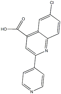 6-CHLORO-2-PYRIDIN-4-YLQUINOLINE-4-CARBOXYLIC ACID CAS#: 669708-95-6