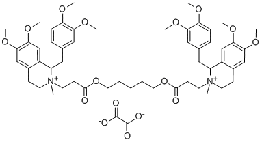 pentamethylene bis[1-(3,4-dimethoxybenzyl)-3,4-dihydro-6,7-dimethoxy-1H-isoquinoline-2-propionate], dioxalate CAS#: 64228-78-0
