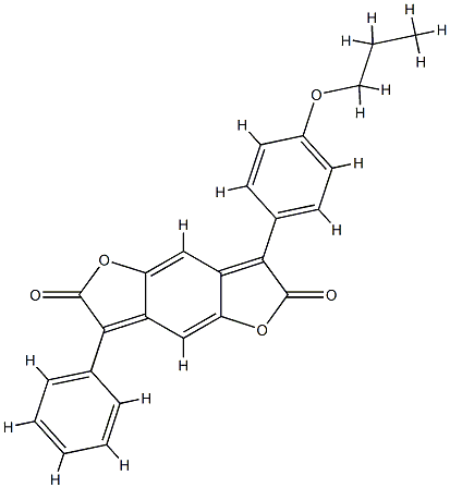 Benzo1,2-b:4,5-bdifuran-2,6-dione, 3-phenyl-7-(4-propoxyphenyl)- CAS#: 79694-17-0