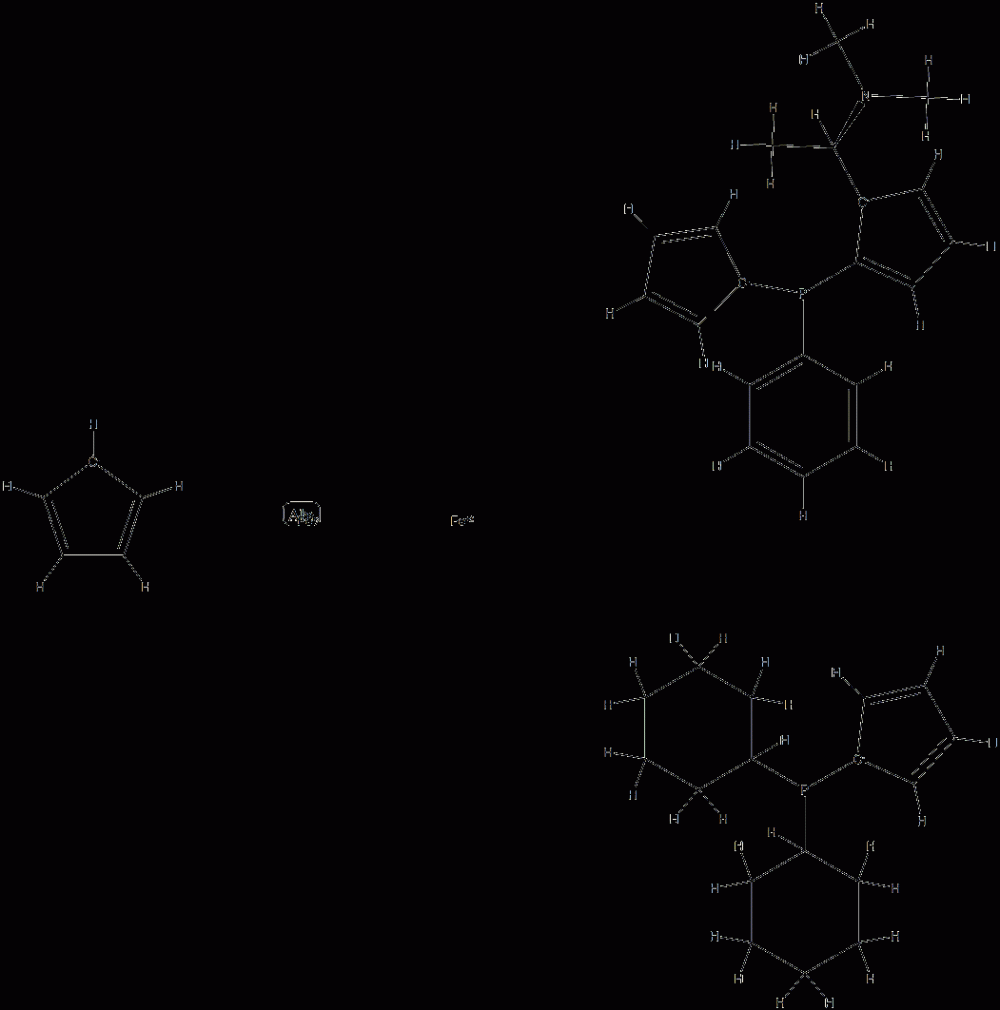 1-Dicyclohexylphosphino-1′-{(S)-{(SP)-2-[(R)-1-(diMethylaMino)ethyl]ferrocenyl}phenylphosphino}ferrocene CAS#: 952586-19-5